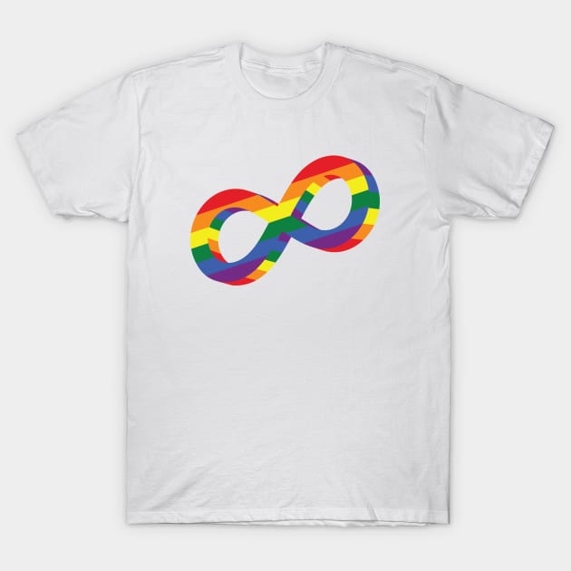 LGBT Infinity T-Shirt by dan89